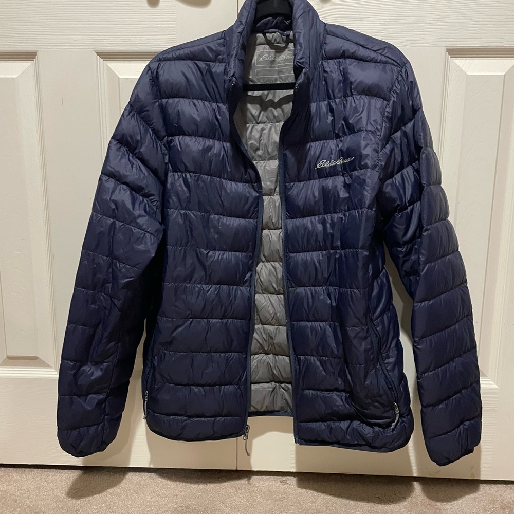 Eddie Bauer mens Dark Blue Puffer Jacket